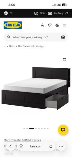 IKEA queen bed frame