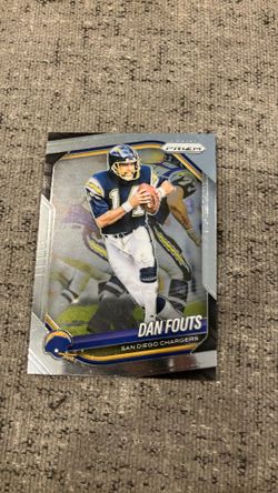 San Diego chargers dan fouts card