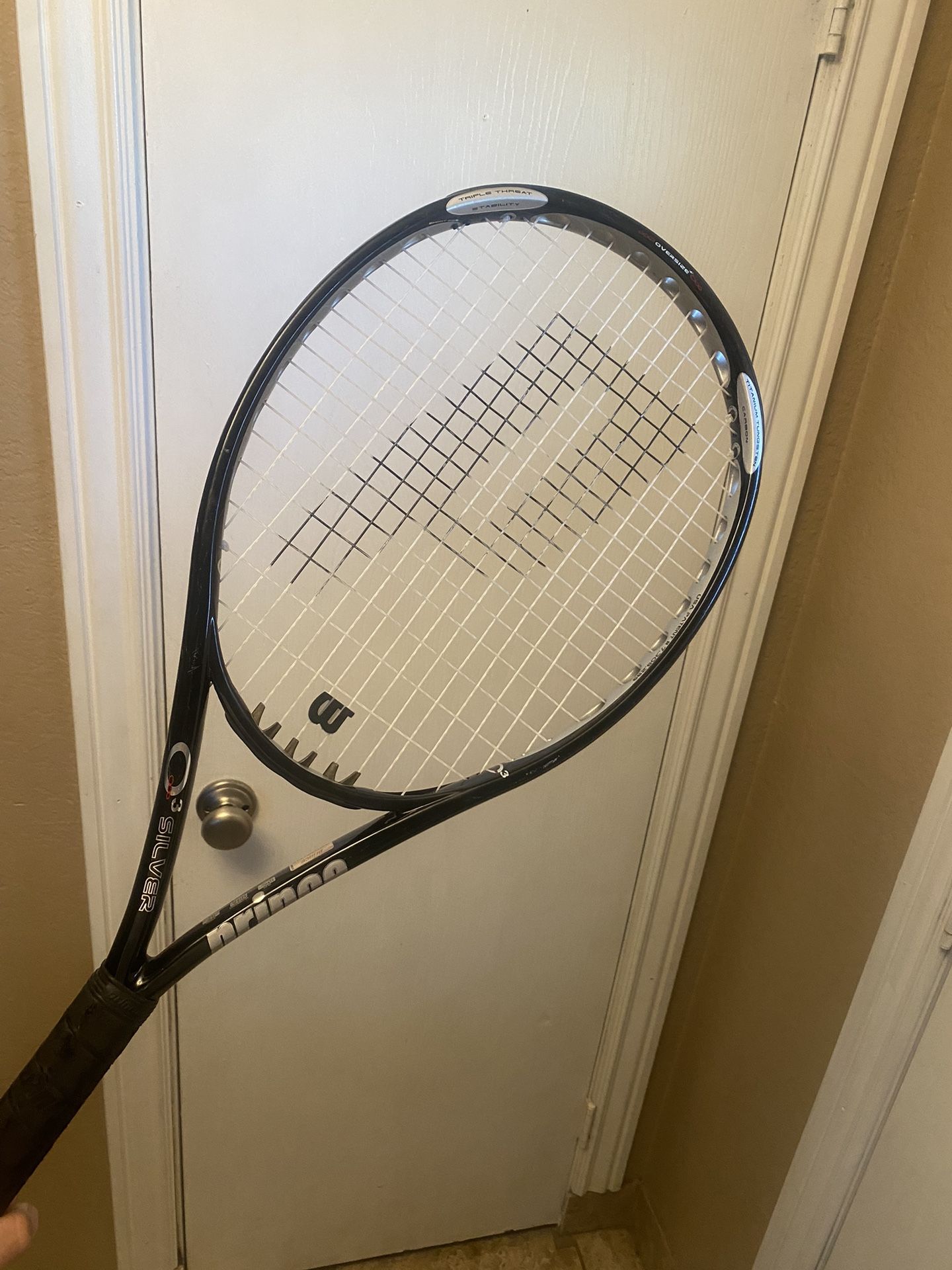 Prince O3 Silver Tennis Racket