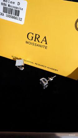 Moissanite earrings