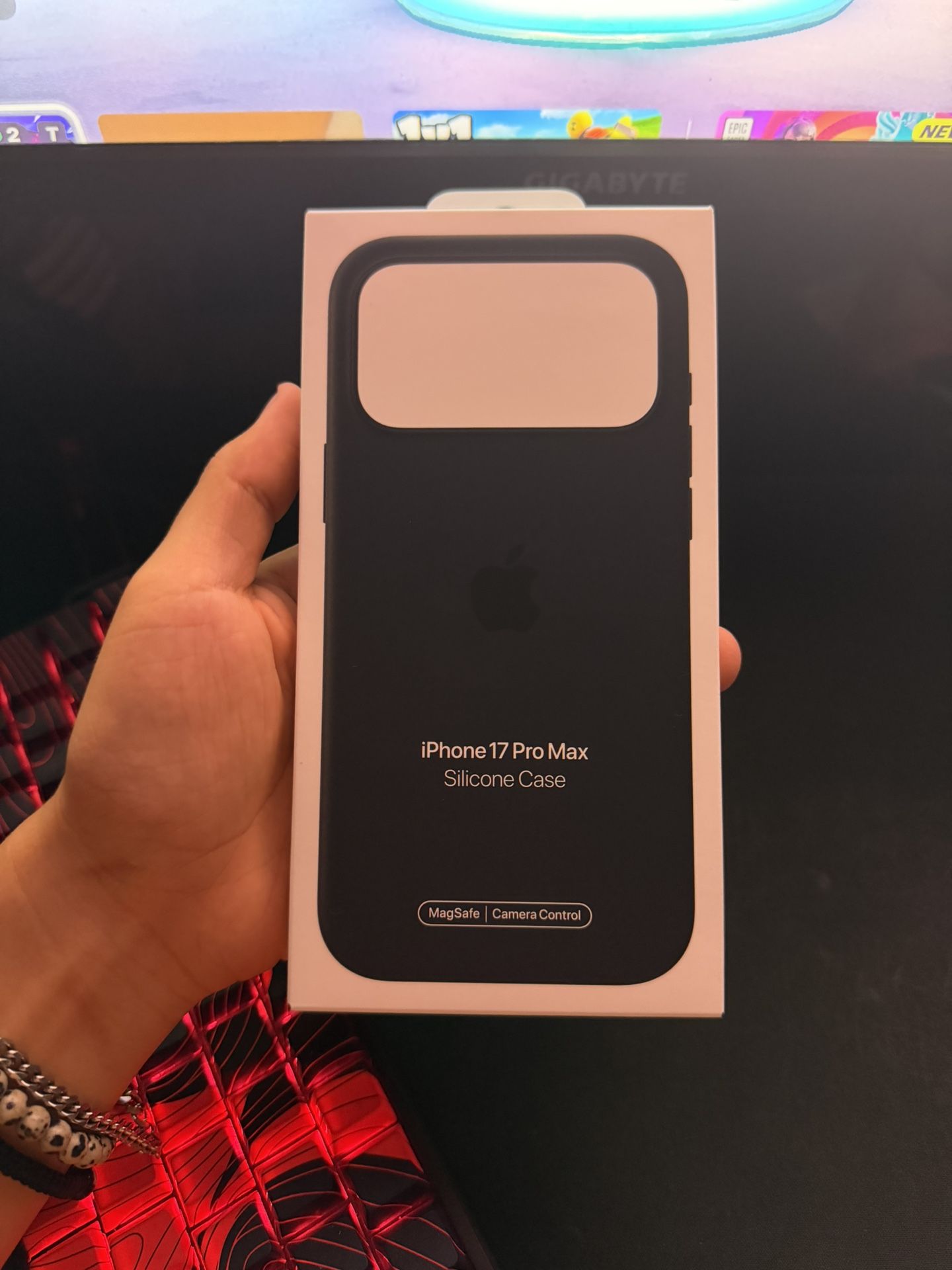 iPhone 17 Pro Max Silicone Apple Case Black 