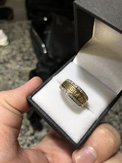 10k diamond ring