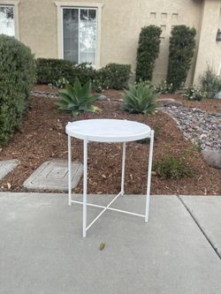 All White Outdoor Or Inside Table