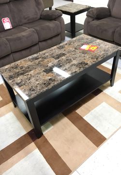 Three pc coffee table set