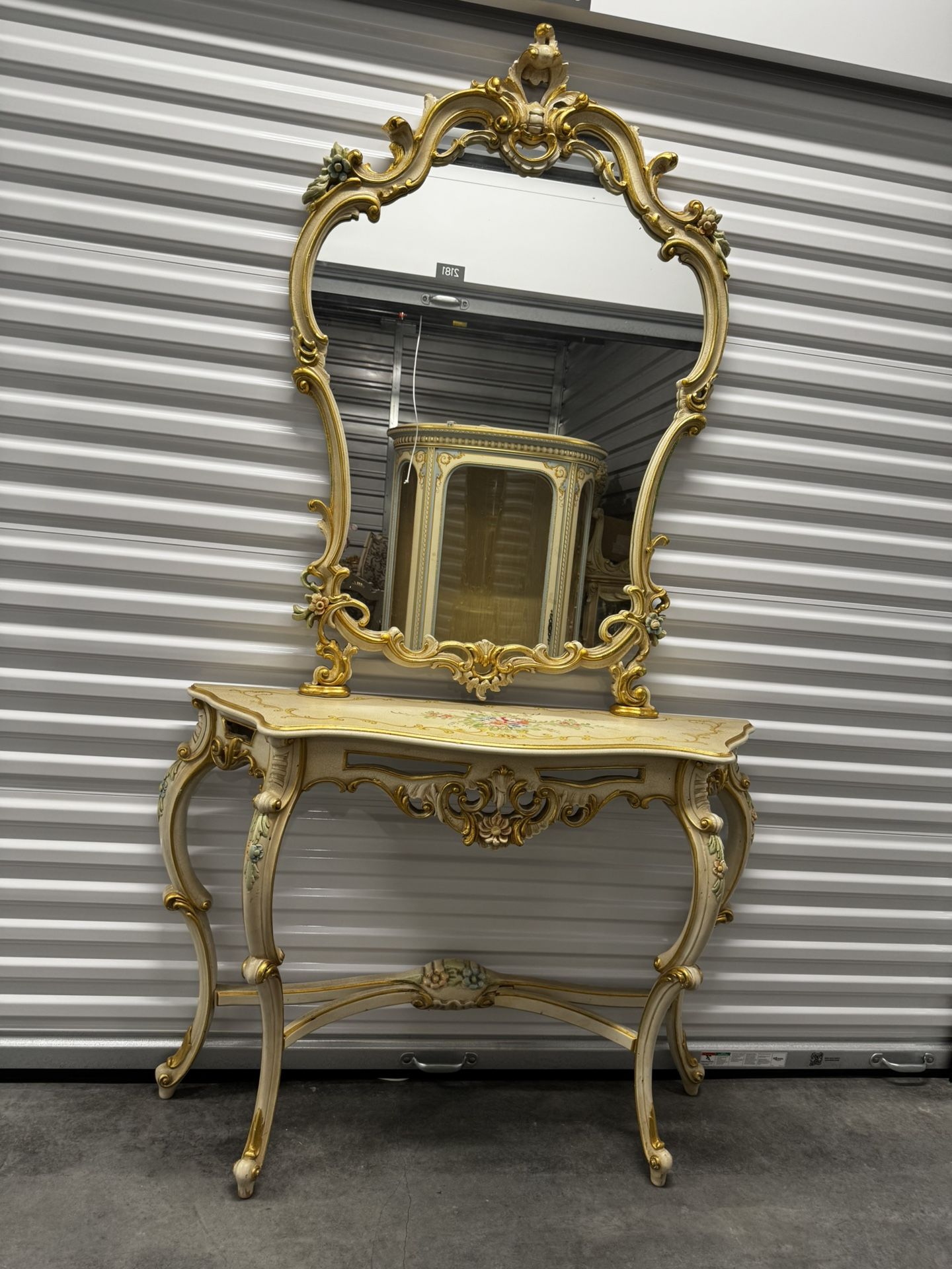 Italian Entry Console Table With Mirror Italy 