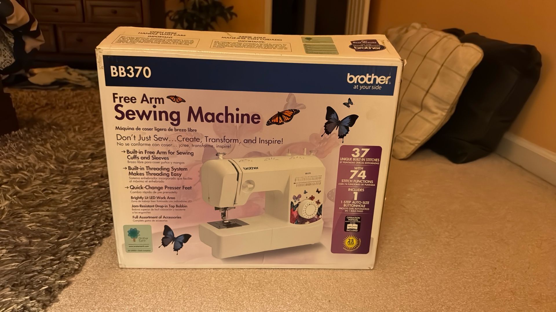 New BB370 Free Arm Sewing Machine