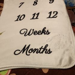 Baby Monthly  Cobertor Para Marcar Los Meses De Bebe  