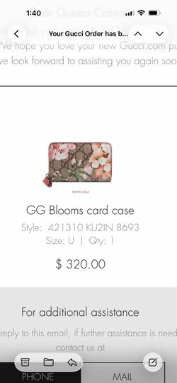 Gucci card case
