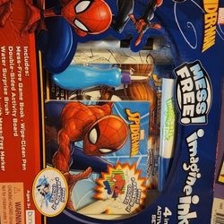 Spiderman Imagine Ink Activity Set