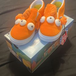 Brand New The Simpsons Blinky Fish Eye Toddler Vans Size 9