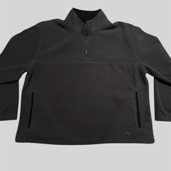 vintage grey quarter zip sweatshirt Athletic Works sweatshirt Size Large