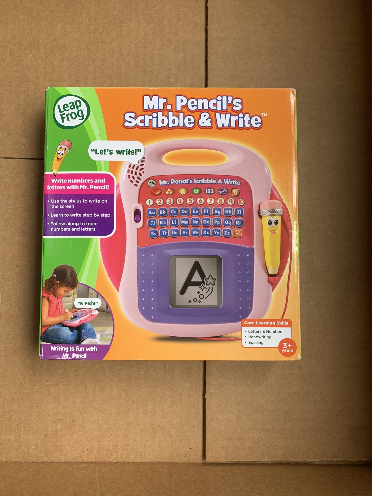 Leap Frog Pink Mr. Pencil’s Scribble And Write