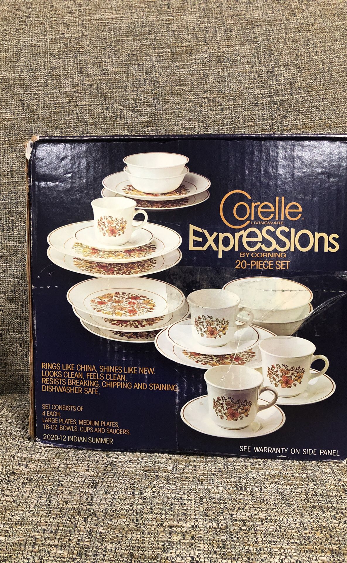 Corelle Livingware Expressions. Please see all the pictures and read the description