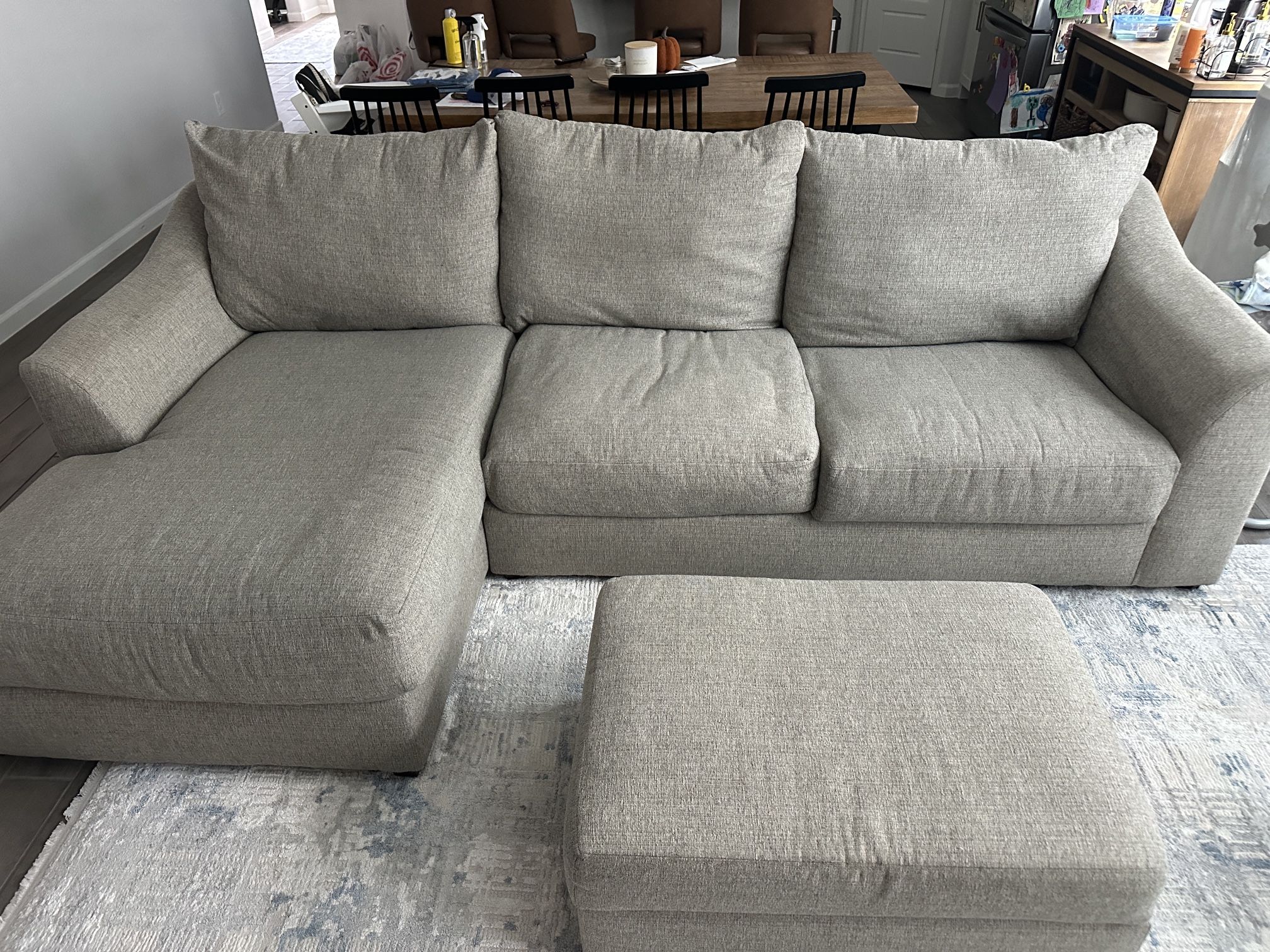 Couch, Arm Chair and Ottoman 
