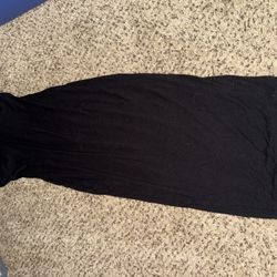 Black Strapless Dress