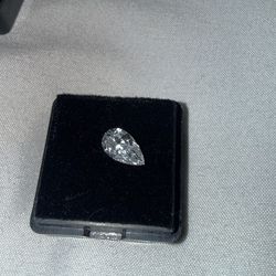 2 diamonds -$7001.5ct Lab grown diamond pear and a 1.19ct diamond pear