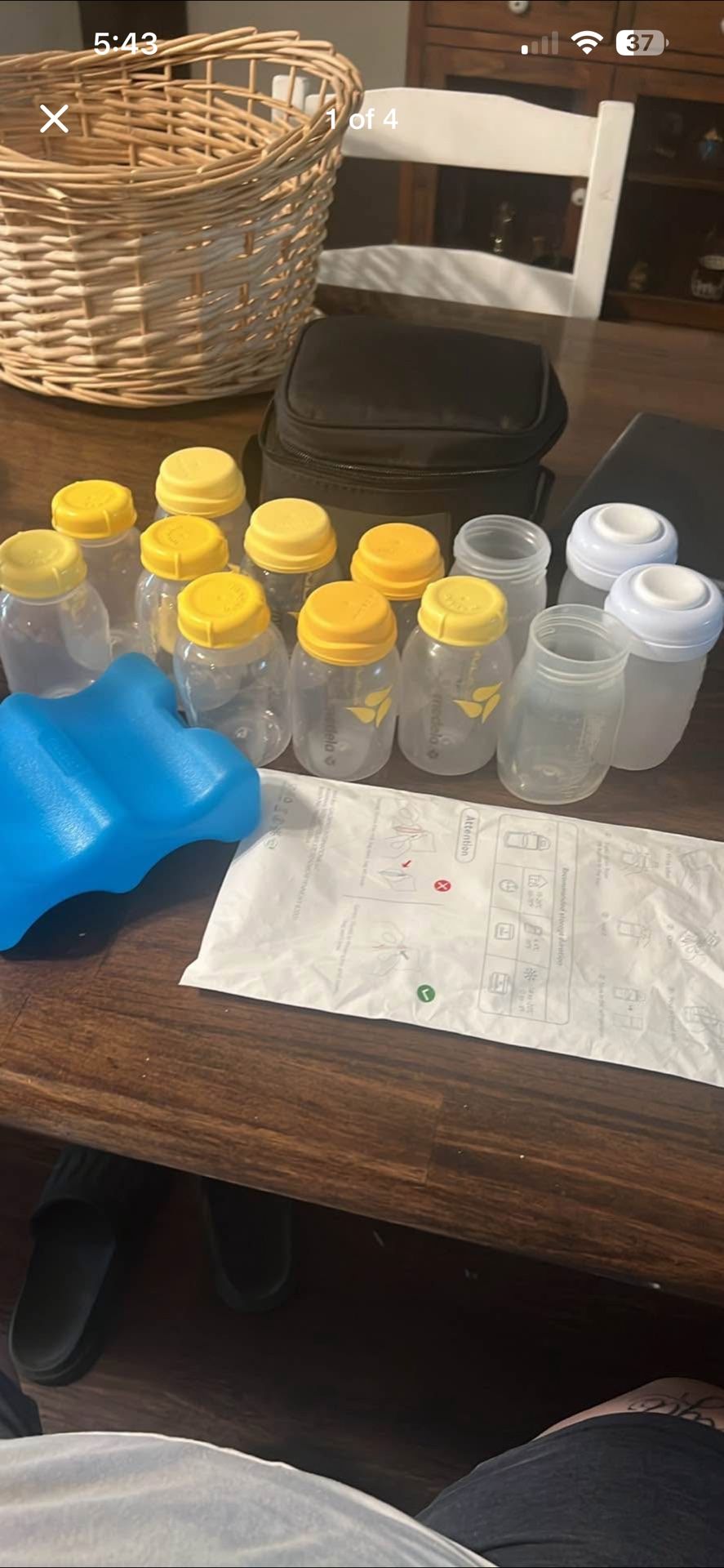 Breast-Feeding Bottles For Storage For Milk