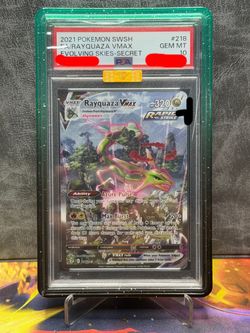 Pokemon Evolving Skies Rayquaza vmax PSA 10 MBA