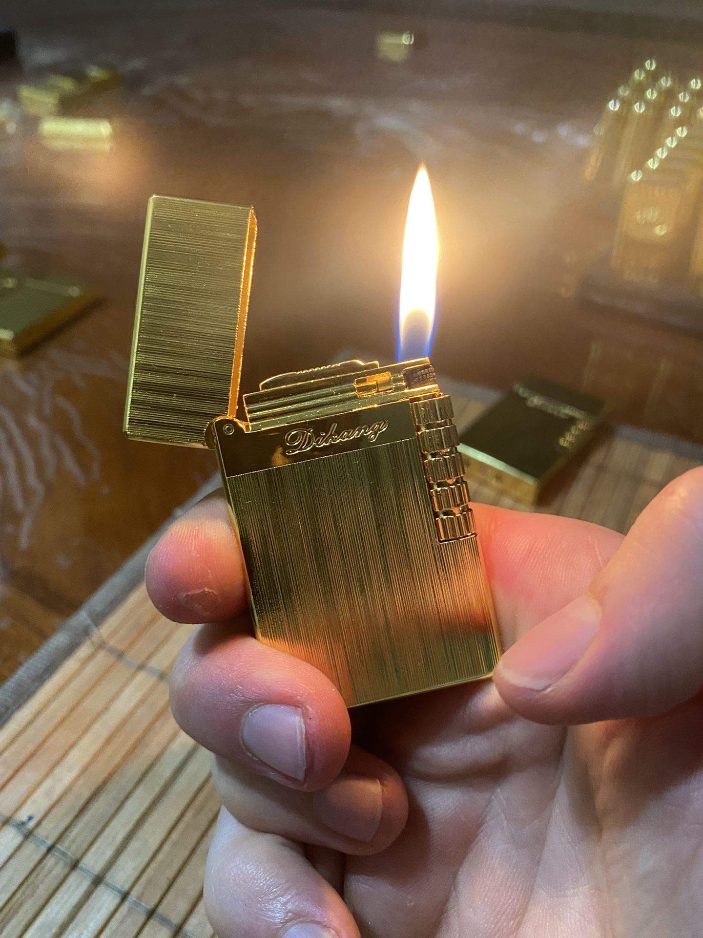 Golden Zippo Lighter