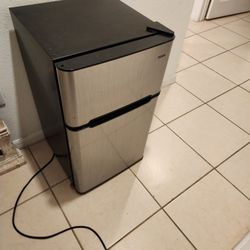 Haier Stainless Steel Mini Refrigerator