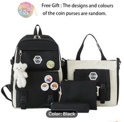 Black Backpack set NEW
