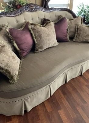 Coach and sofa-Victorian style