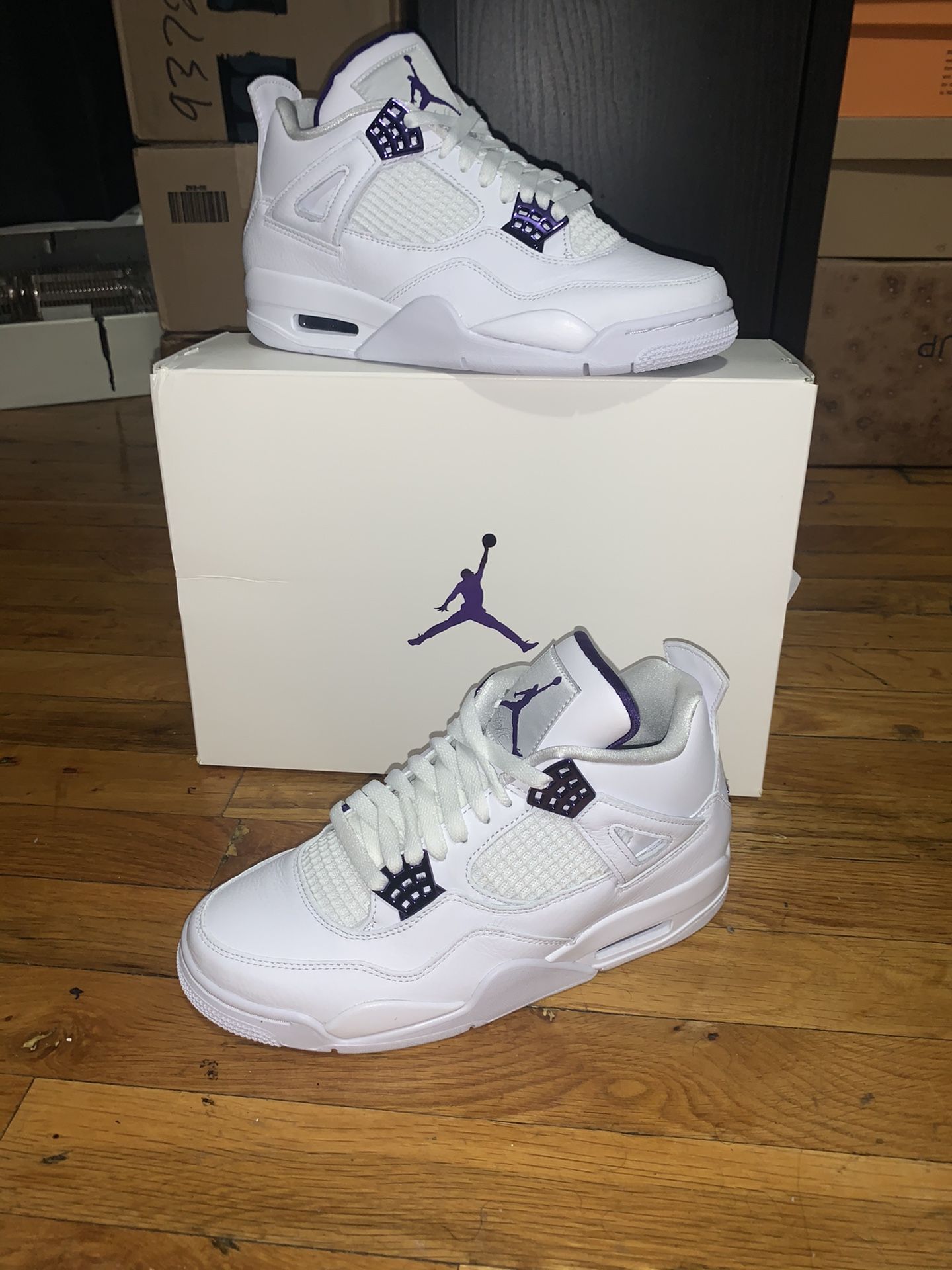 Jordan Retro 4 Metallic Purple