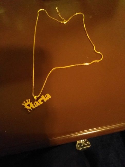 New Name Maria 14k Gold Necklace