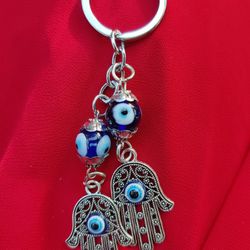 Evel 👁️ And Hamsa Key🗝️ Chain