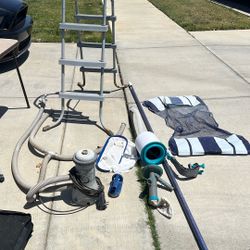 Pool Supplies  Work Out Equipment folding table