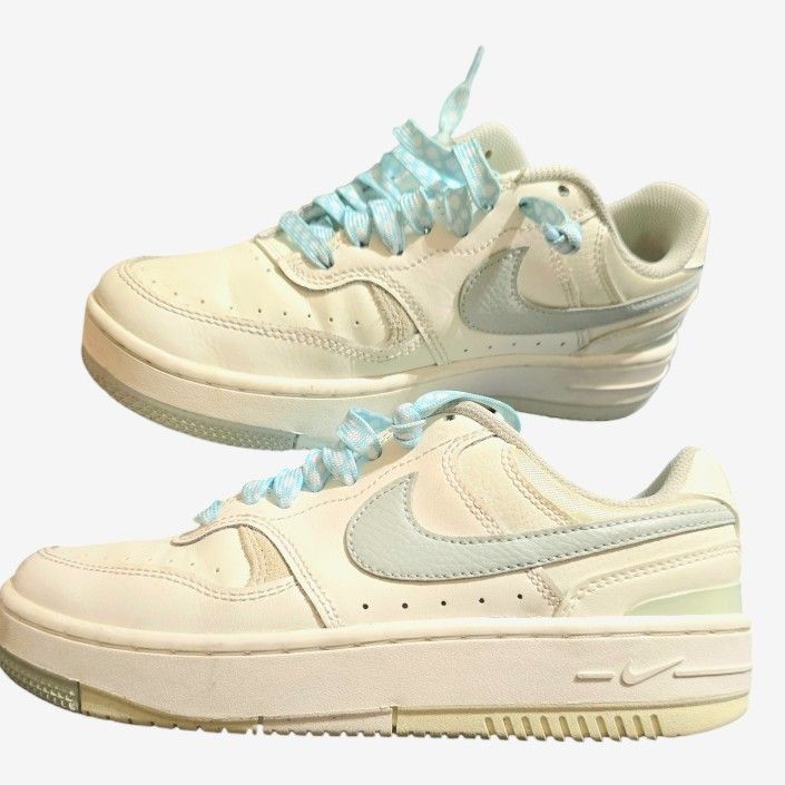 Women Nike Gamma Force Lifestyle Sneakers Shoes Sail/Silver/Sea Glass DX9176 107