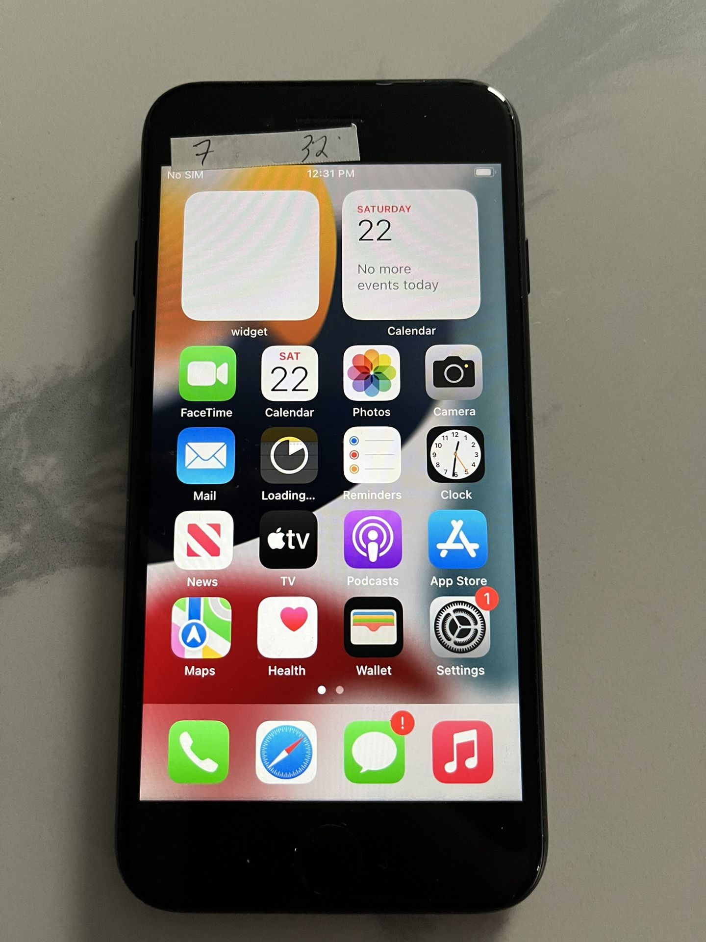 Apple iPhone 7 32GB Unlocked Wireless Black Smartphone/Cell Phone