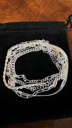 Silver Bracelet Set
