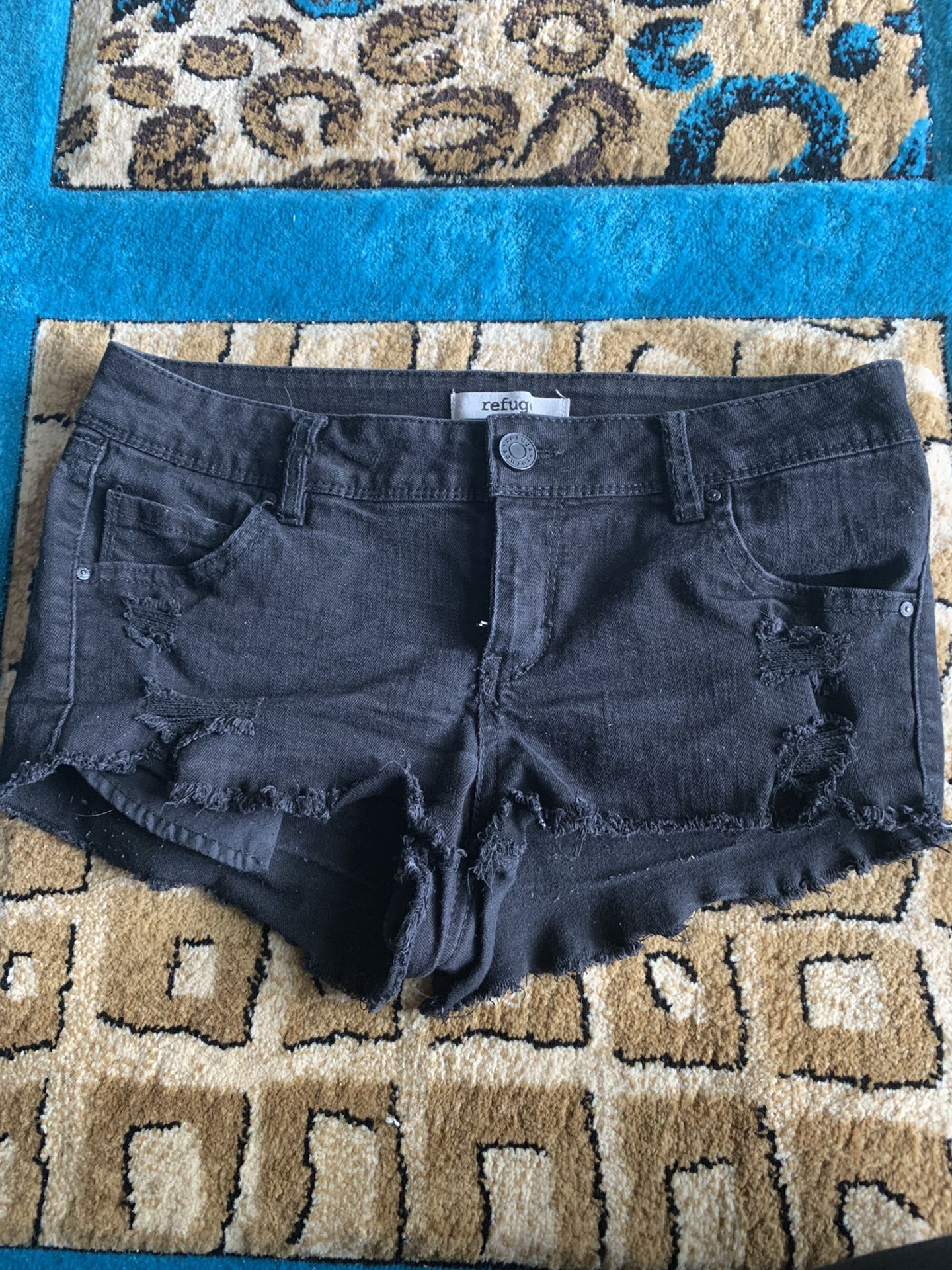 Black Booty Shorts