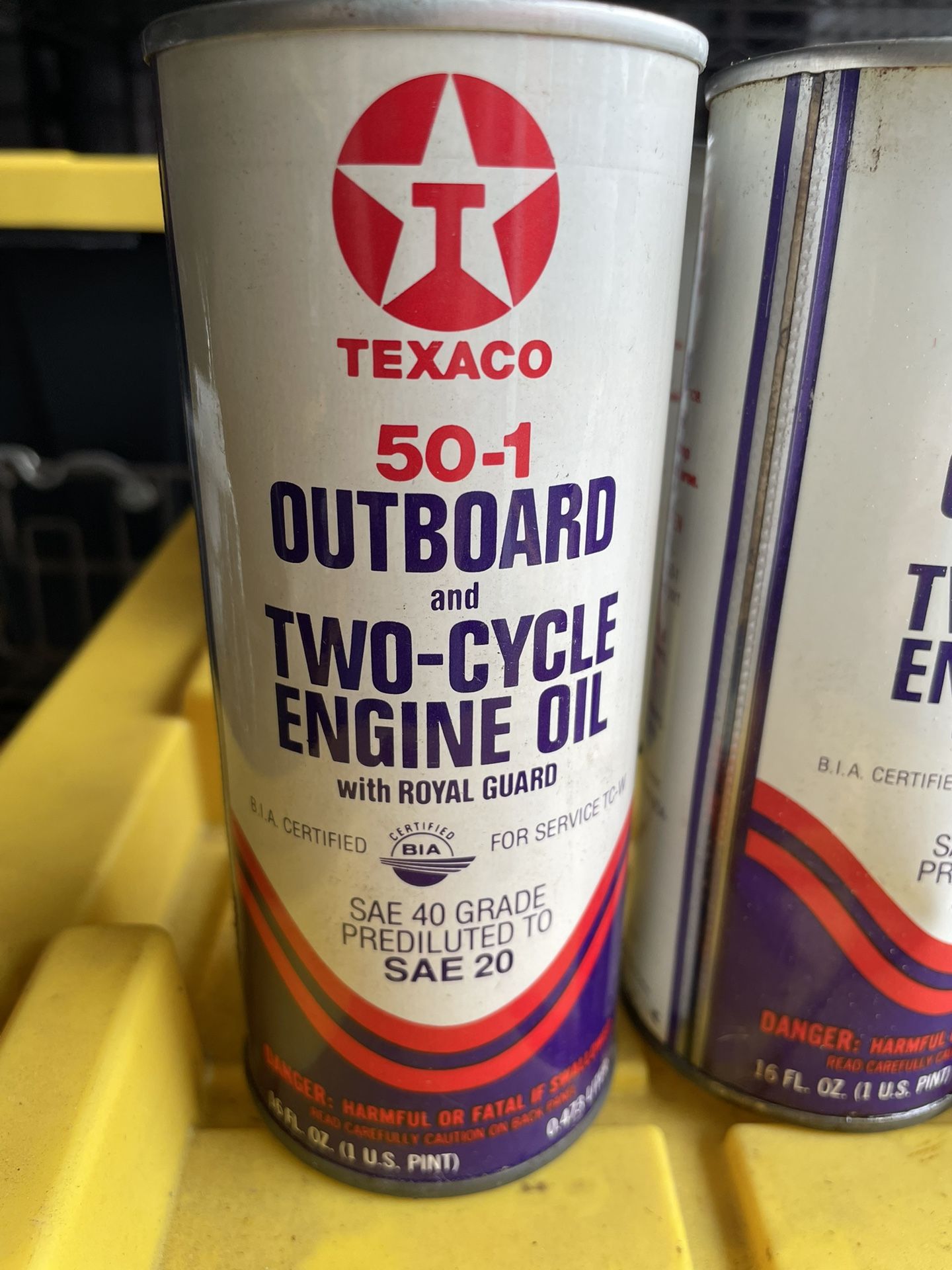 Texaco Vintage Oil Cans (new, full)