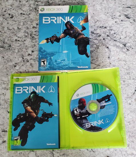 BRINK XBOX 360 Tested And Complete With Manual