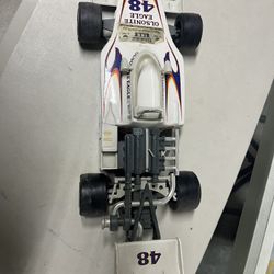 Eagle Indycar 1975 Jim Beam Bobby Unser Olsonite Eagle #48 Indy Race Decanter