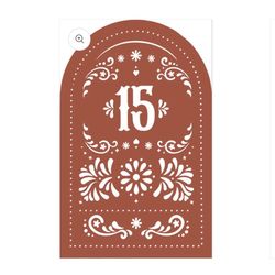 Cielito lindo quinceañera arch cloth cover