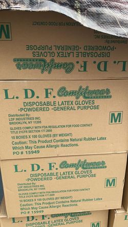 Latex powdered gloves good quality