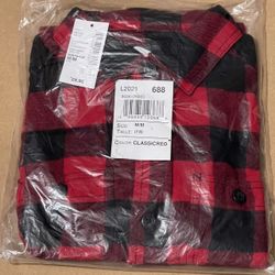 NEW Boys Buffalo Plaid Flannel Button Down Shirt