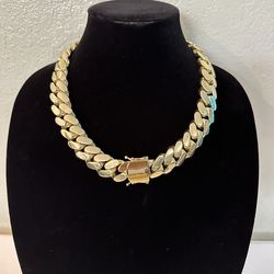 Cuban link traditional closure, sets size 20 mm