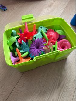Flower garden building toy