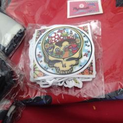 GRATEFUL DEAD STICKERS QTY 50 NEW 