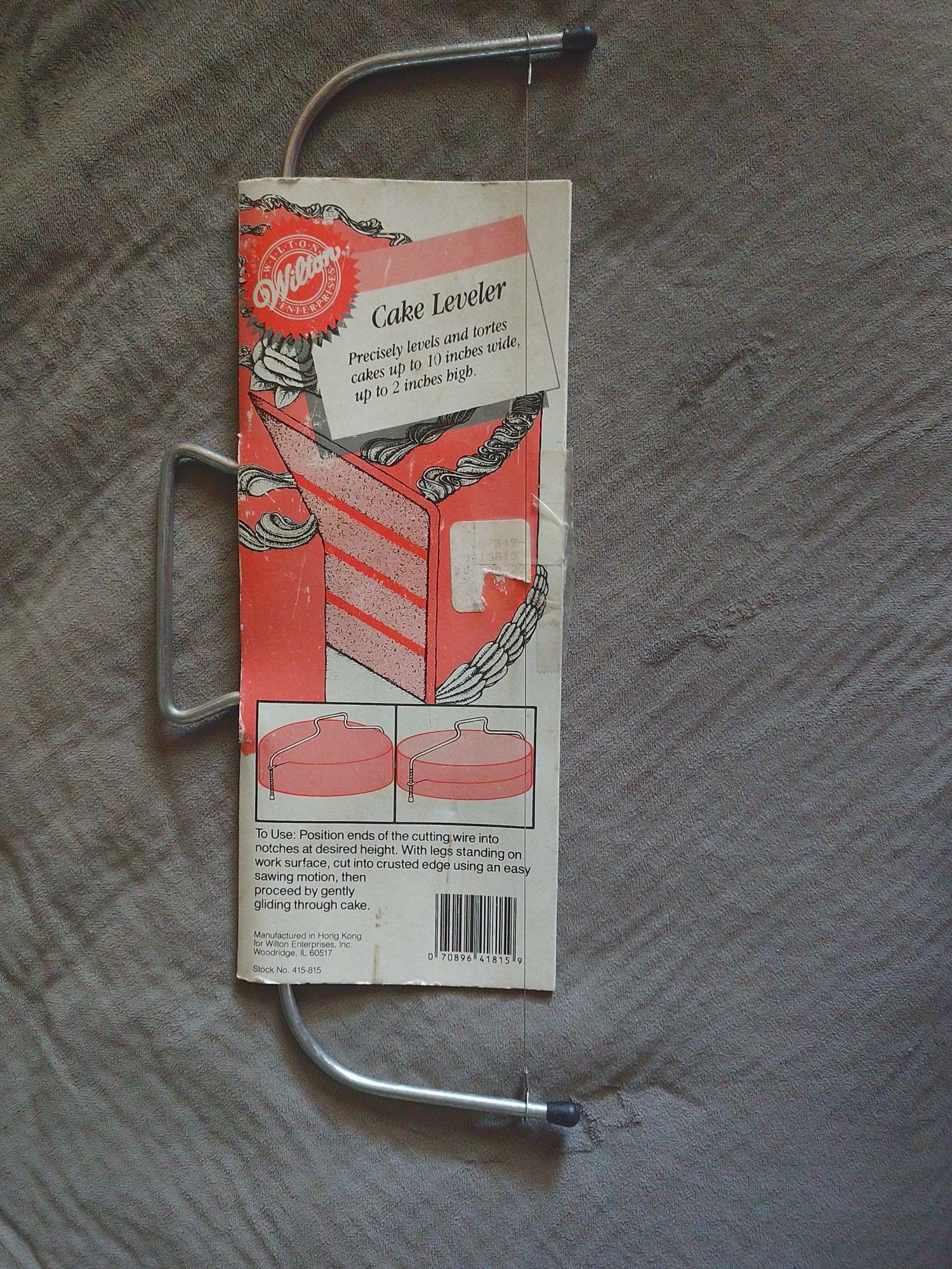 Wilton cake leveler, vintage, never used