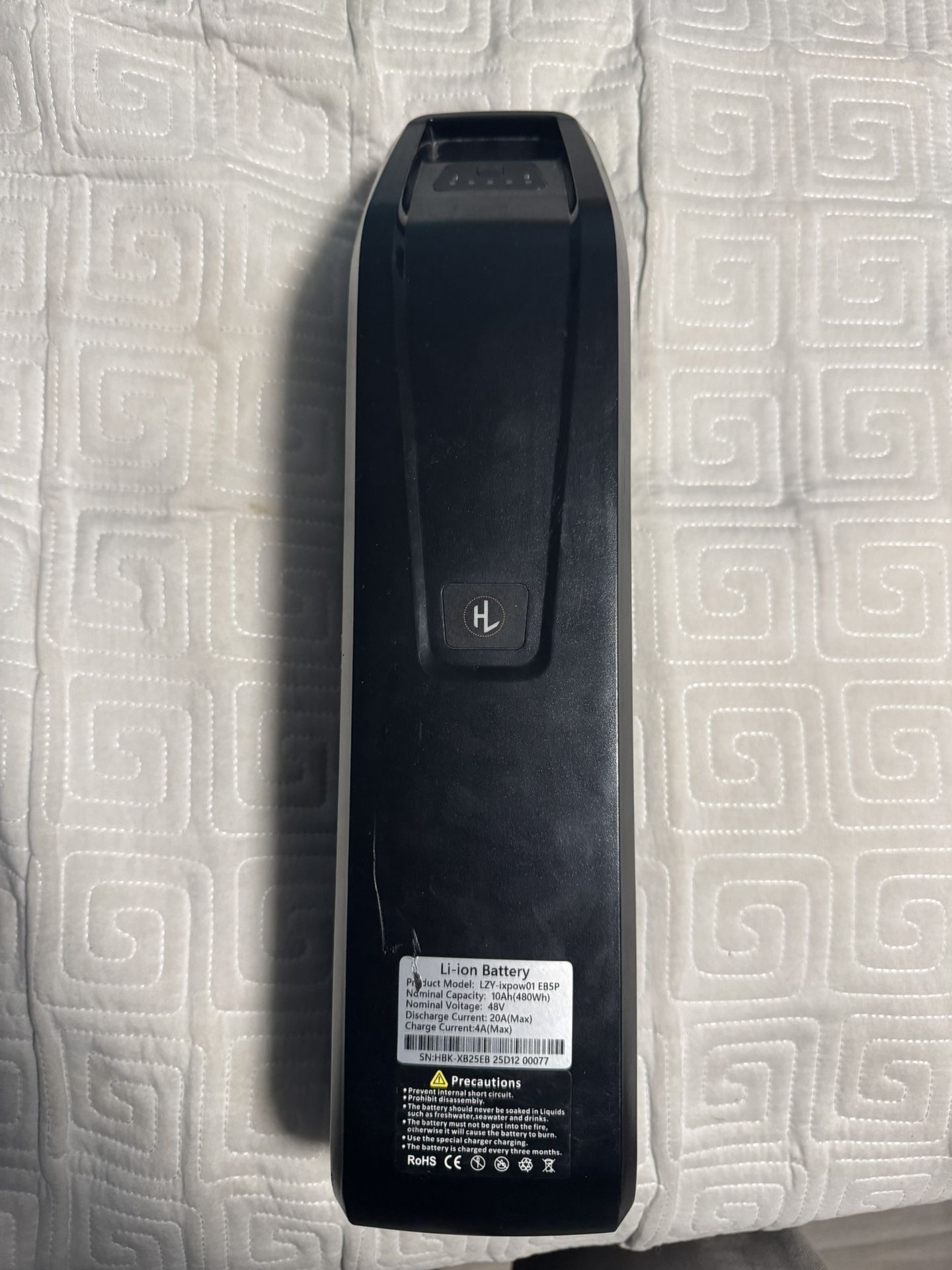 E-bike battery 10ah 48v