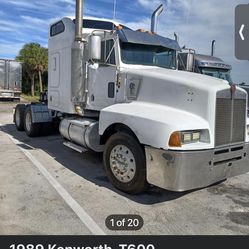 $20,000     1989 Kenworth T600 Tractor 