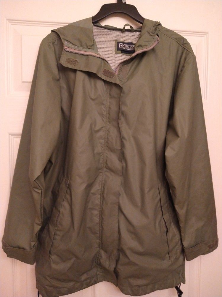 NEW Land's End Raincoat