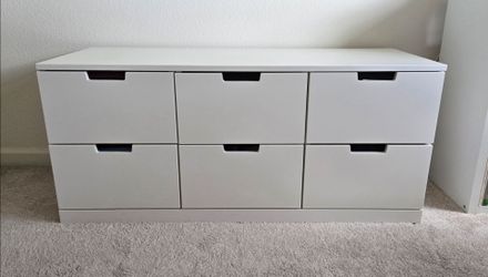 Nordli, 3 x 2  drawer IKEA dresser white