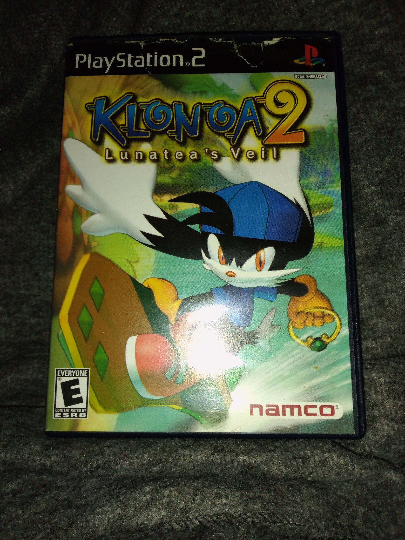 Rare PS2 Klonoa 2 Lunatea's Veil game