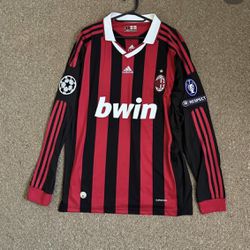 Soccer Ronaldihno Ac Milan Jersey Size L